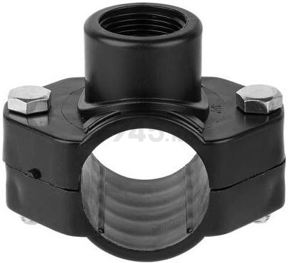 Хомут-врезка ПНД 40x3/4" с внутренней резьбой AV ENGINEERING (AVE1004034)