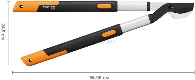 Сучкорез телескопический FISKARS L86 SmatrFit (112500) - Фото 8
