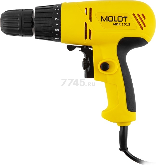 Дрель-шуруповерт сетевая MOLOT MDR 1013 (MDR10130019) - Фото 2