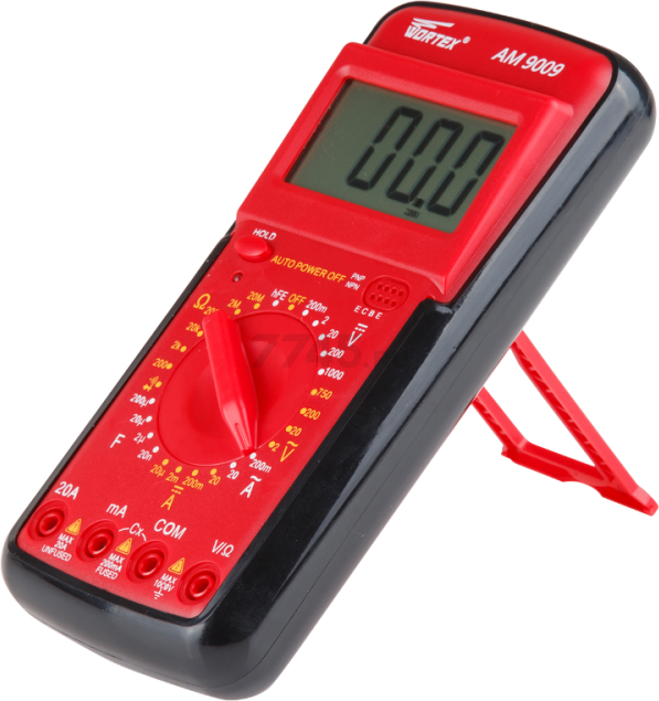 Мультиметр цифровой WORTEX AM 9009 (AM9009000014) - Фото 3