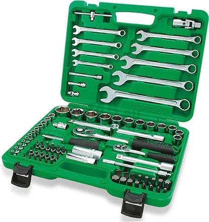 Набор инструментов 1/4", 1/2" 6 граней 82 предмета TOPTUL (GCAI8201) - Фото 6