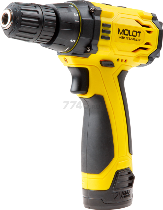 Дрель-шуруповерт аккумуляторная MOLOT MBD 1213 DLi SET (MBD1213DLiSET42621) - Фото 2