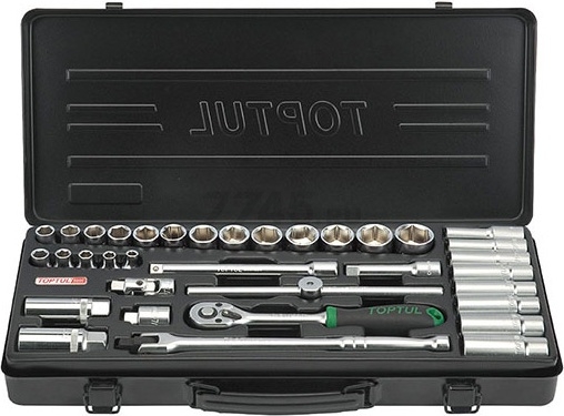 Набор инструментов 3/8" 6 граней 35 предметов TOPTUL (GBB3514)