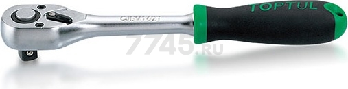 Трещотка 3/8" 72 зубья 200 мм TOPTUL (CJBM1220)