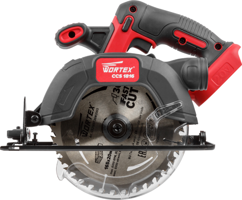 Пила циркулярная аккумуляторная WORTEX CCS 1816 XLT (CCS18160003A1) - Фото 2