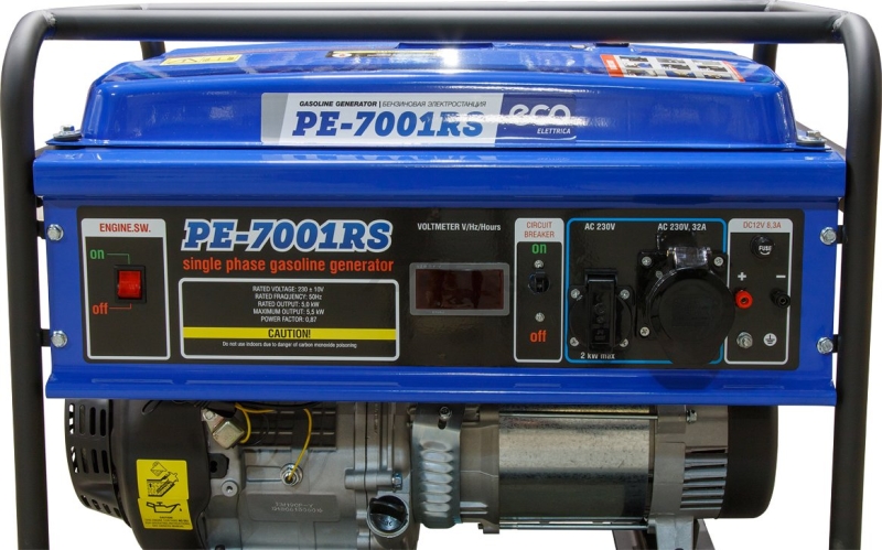 Генератор бензиновый ECO PE-7001RS - Фото 10