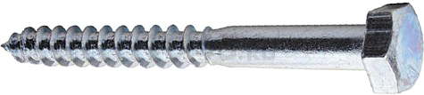 Шуруп шестигранный 6х140 мм цинк DIN 571 STARFIX 50 штук (SMC3-59811-50)