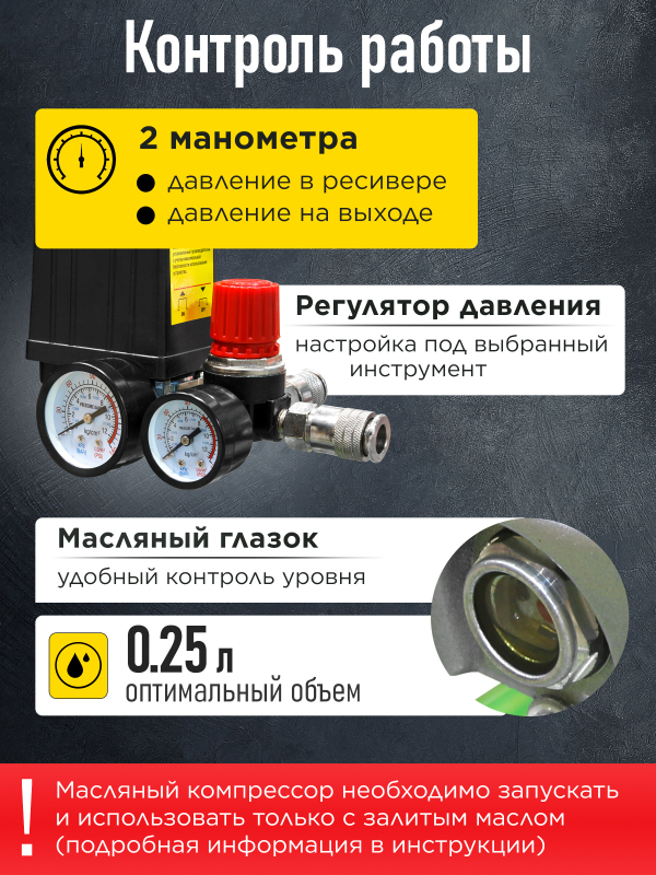 Компрессор ECO AE-251-3 - Фото 5