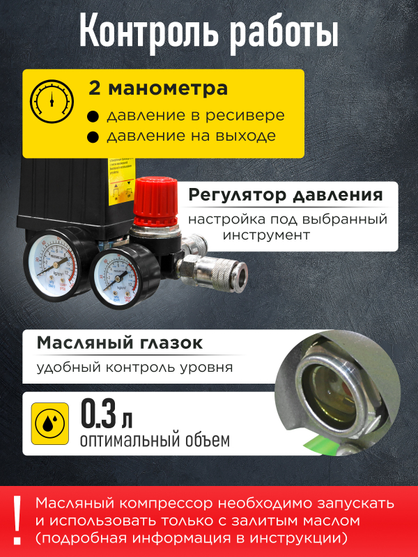 Компрессор ECO AE-501-3 - Фото 5