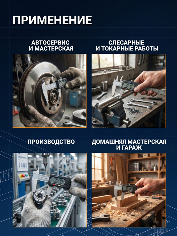 Штангенциркуль электронный STARTUL Profi 150 мм (ST3507-150) - Фото 3