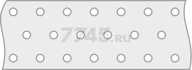 Лента монтажная перфорированная 40 мм LM белый цинк STARFIX бухта 10 м (SMP-54249-10) - Фото 2