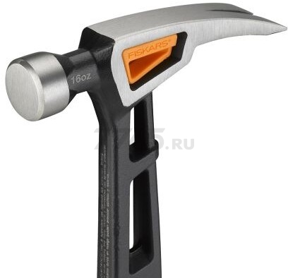 Молоток-гвоздодер 0,455 кг Fiskars M (1020213) - Фото 5