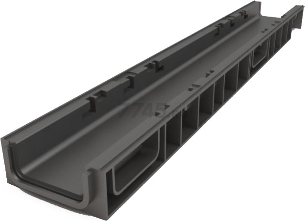 Лоток водоотводный 100.65 h69 light пластиковый ECOTECK (ДИ 11905000)