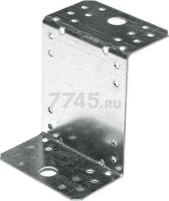 Уголок крепежный Z-образный 90х45x65 мм KUZ белый цинк STARFIX (SMP-26598-1)