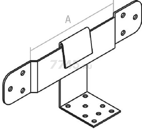 Опора скользящая для стропил 160 мм STARFIX Kucis (SMP-40282-1) - Фото 2