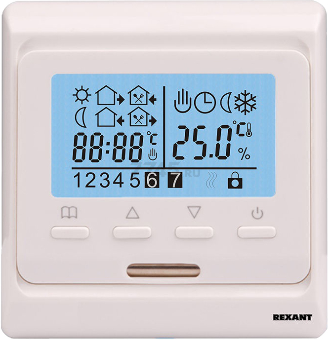 Терморегулятор REXANT R51XT белый (51-0532)