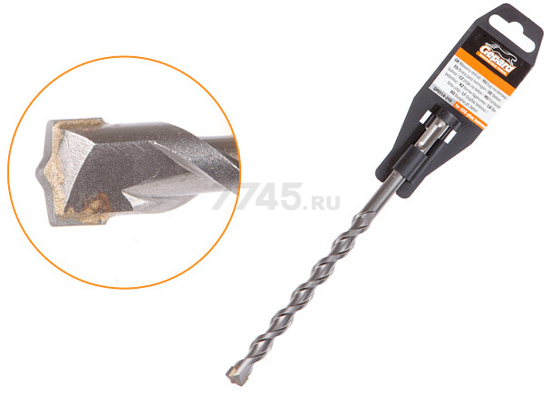 Бур (сверло) SDS-plus 12х400х460 мм GEPARD (GP0112-460)