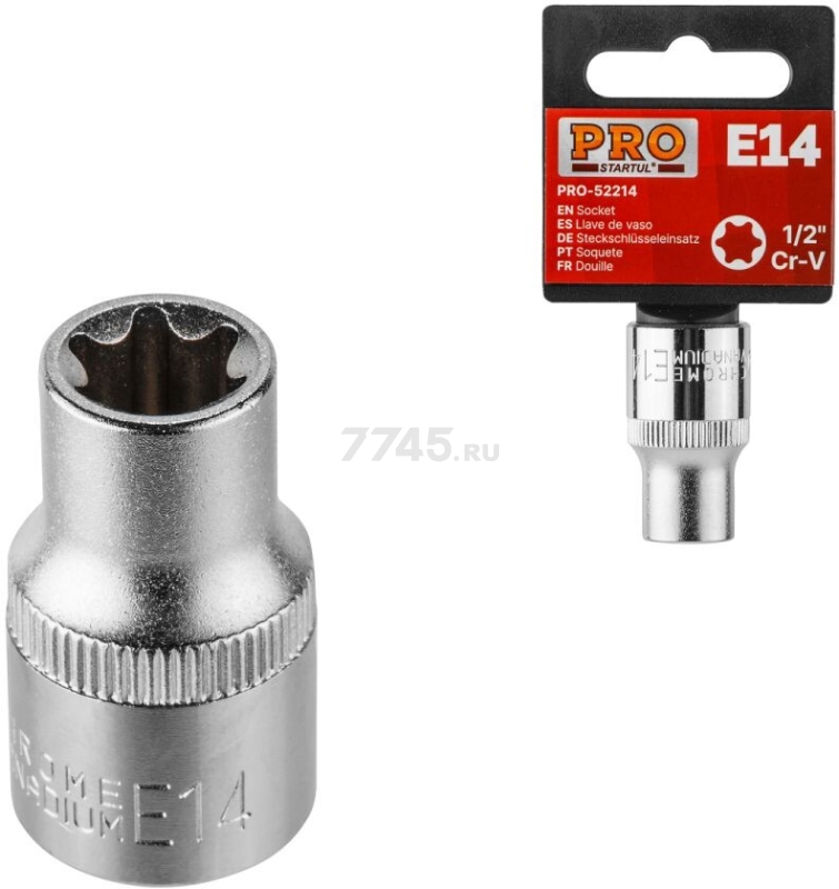 Головка "звездочка" 1/2" Е10 PRO STARTUL (PRO-52210)