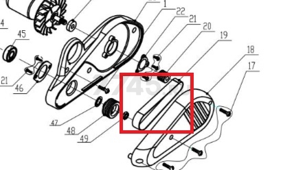 Ремень для рубанка WORTEX PL3515-1 (M1B-SW01B-19)