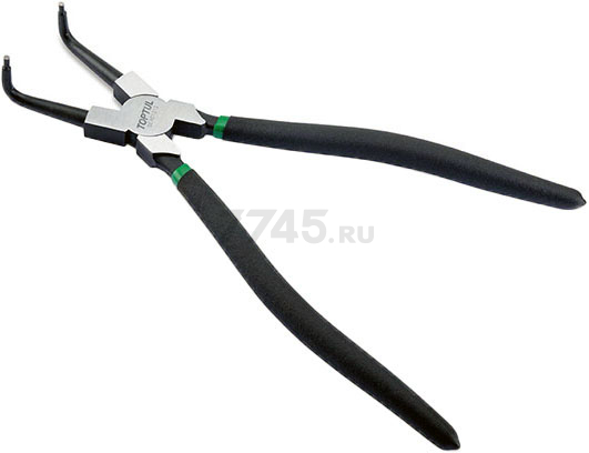 Съемник стопорных колец 180 мм 90° внутренний TOPTUL (DCAC1207)