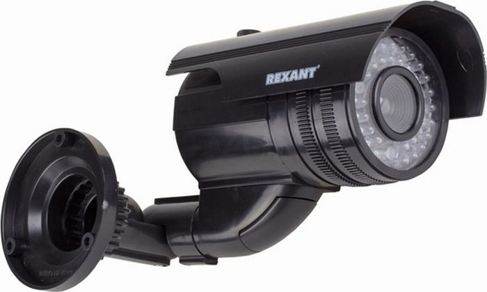 Муляж камеры видеонаблюдения REXANT черный (45-0250) - Фото 2