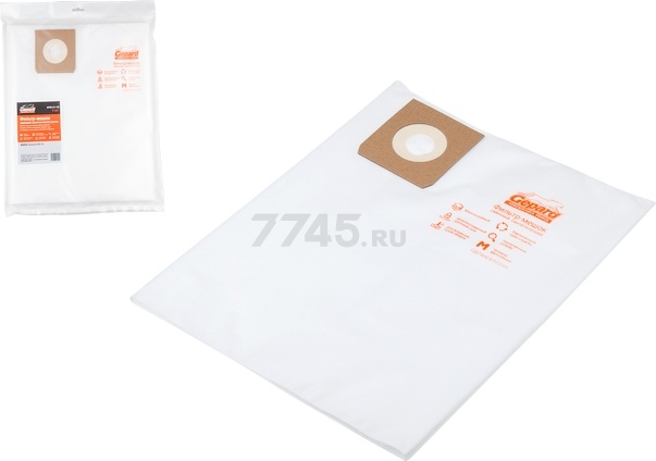 Мешок для пылесоса GEPARD для Wortex VC 2014 WS / Bosch Advanced VAC 20 10 штук (GP90112-1110)