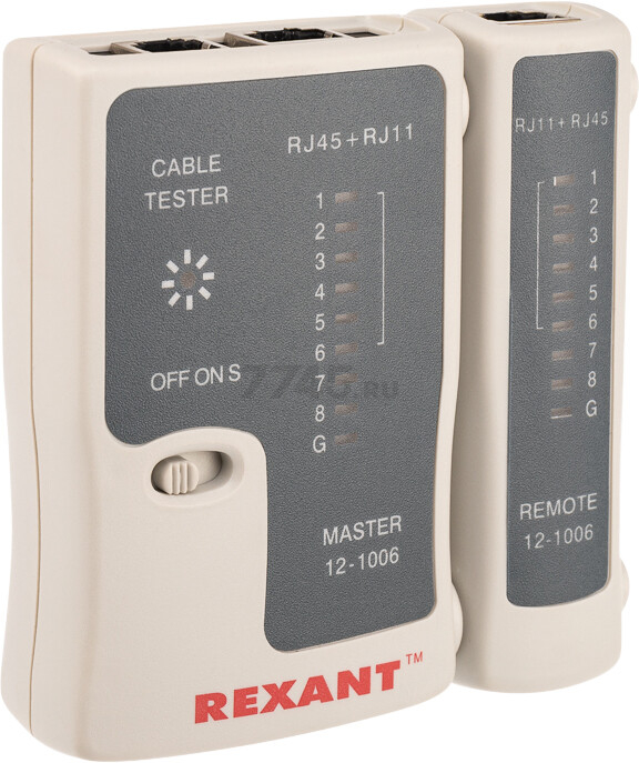 Тестер кабеля REXANT TL-468 (12-1006)