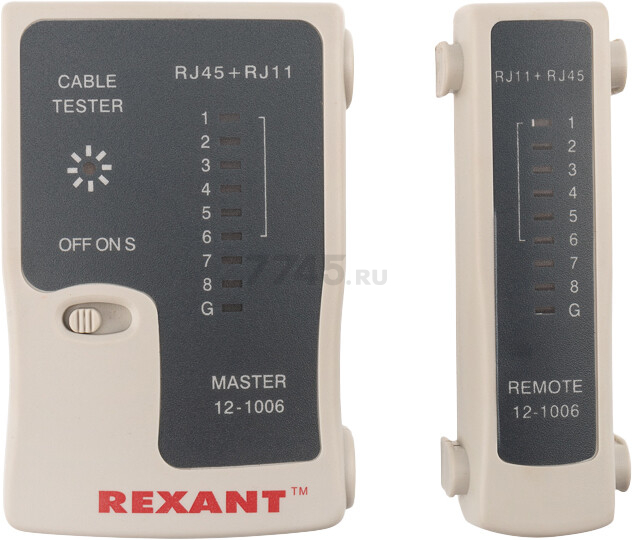 Тестер кабеля REXANT TL-468 (12-1006) - Фото 3