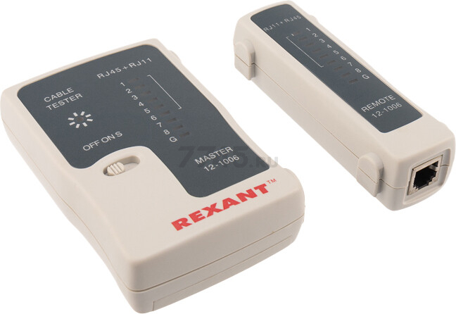 Тестер кабеля REXANT TL-468 (12-1006) - Фото 5