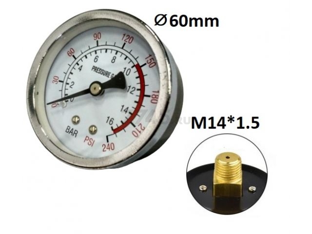 Манометр для компрессора HDC HD-A103 (HD-A103-67n)