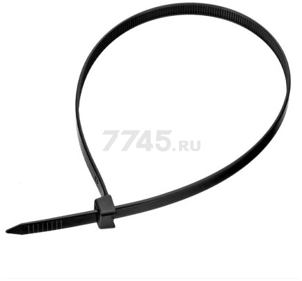 Хомут-стяжка 8,0х450 мм черный STARFIX 100 штук (SMP-85736-100)