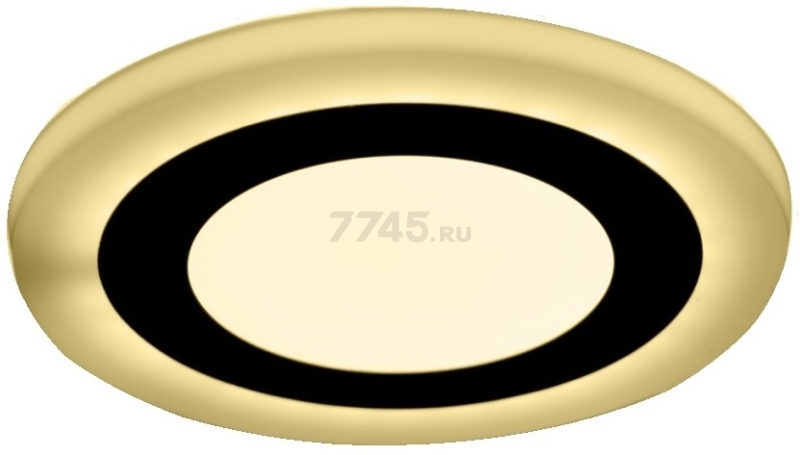 Светильник встраиваемый светодиодный 3+2 Вт 4000K TRUENERGY Color Круг с желтой подсветкой (10221)