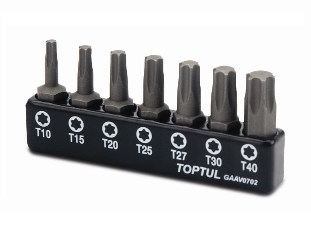Набор бит Torx TOPTUL 7 предметов (GAAV0702)
