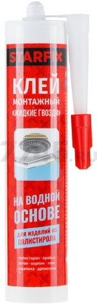 Клей монтажный на водной основе STARFIX Жидкие гвозди 300 мл (SM-63159-1)