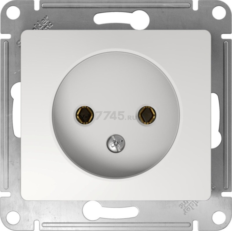 Розетка скрытая SYSTEME (SCHNEIDER) ELECTRIC Glossa белая (GSL000141)
