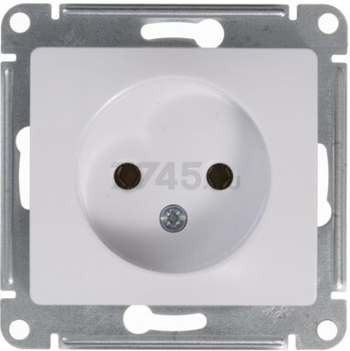 Розетка скрытая SYSTEME (SCHNEIDER) ELECTRIC Glossa белая (GSL000141) - Фото 2
