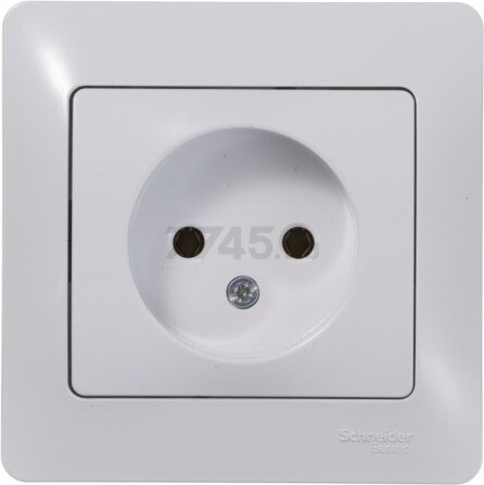 Розетка скрытая SYSTEME (SCHNEIDER) ELECTRIC Glossa белая (GSL000141) - Фото 5