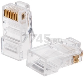 Коннектор RJ-45 8P8C CAT 5e ЮПИТЕР 100 штук (JP7306)