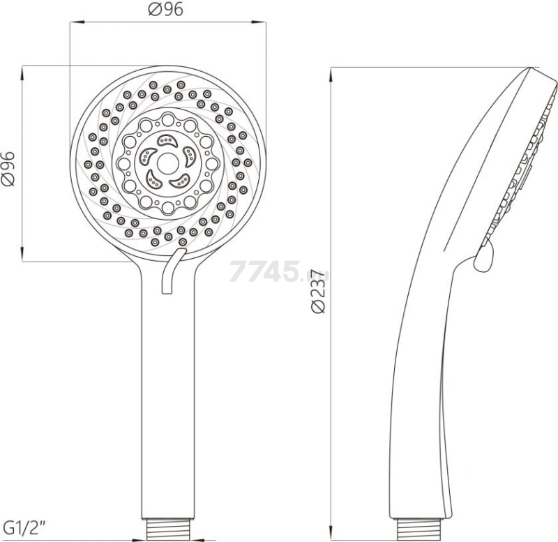 Душевой гарнитур AV ENGINEERING AVSSS-029 - Фото 7