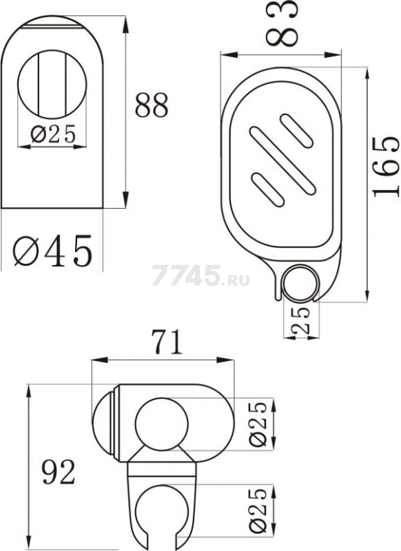 Душевой гарнитур AV ENGINEERING AVSSS-029 - Фото 9