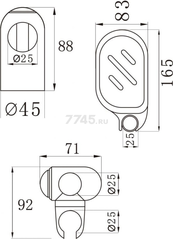 Душевой гарнитур AV ENGINEERING AVSSS-030 - Фото 9