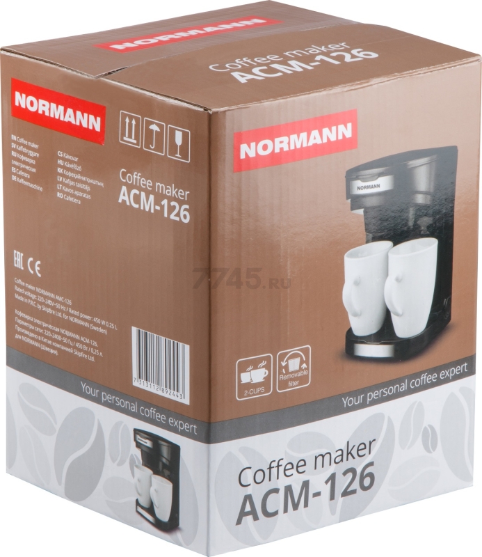 Кофеварка NORMANN ACM-126 - Фото 14