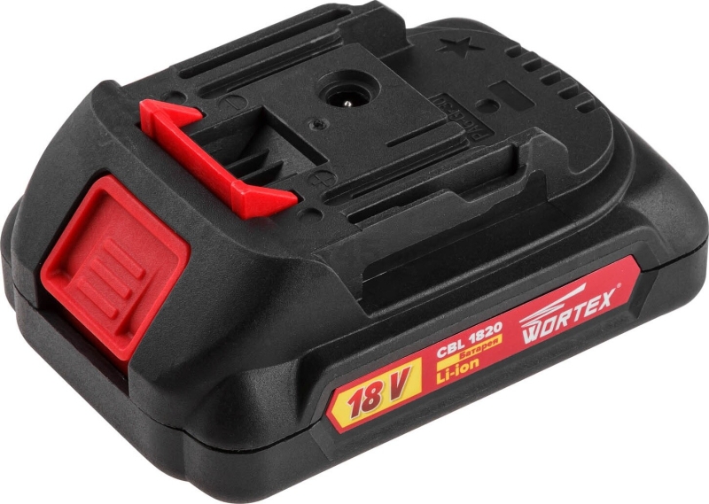 Аккумулятор 18 В 2 Ач Li-Ion WORTEX CBL 1820 XLT (CBL18200029)