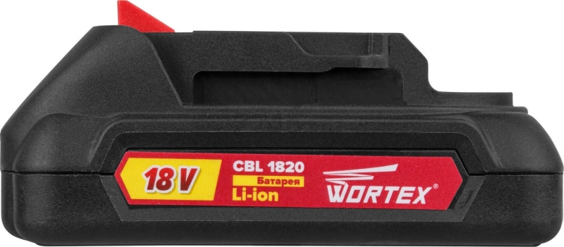 Аккумулятор 18 В 2 Ач Li-Ion WORTEX CBL 1820 XLT (CBL18200029) - Фото 3