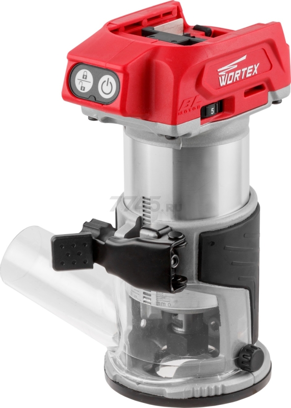 Фрезер кромочный аккумуляторный WORTEX CMM 1835 XLT SOLO (CMM183502629) - Фото 5
