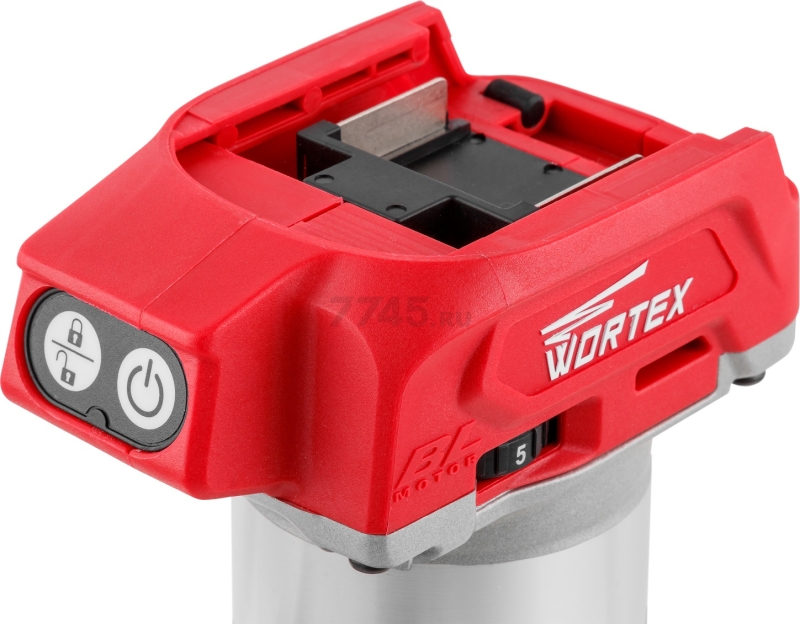 Фрезер кромочный аккумуляторный WORTEX CMM 1835 XLT SOLO (CMM183502629) - Фото 7