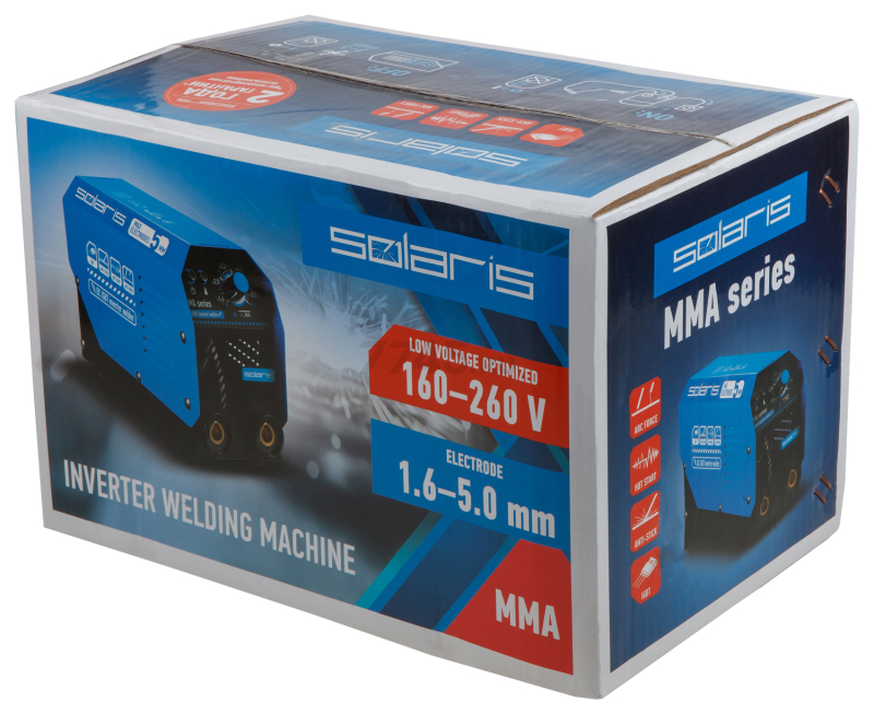 Инвертор сварочный SOLARIS MMA-250D - Фото 9