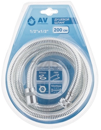 Шланг душевой AV ENGINEERING 200 см (AVSSS-051) - Фото 9