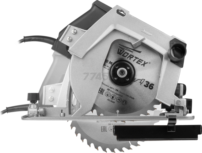 Пила циркулярная WORTEX CS 2170-1 (CS2170100029) - Фото 8