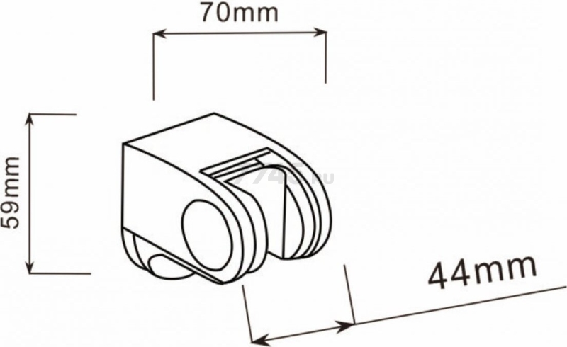 Держатель для душевой лейки A-FIVE A5-010 - Фото 3